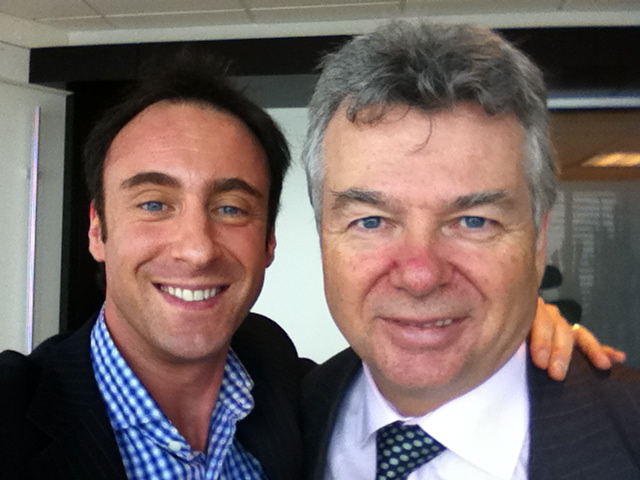Franck Nicolas avec Charles Sirois