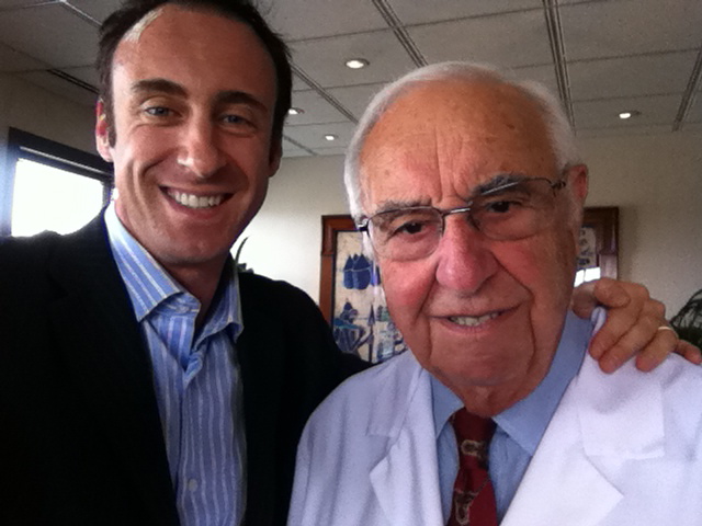 Franck Nicolas avec Jean Coutu